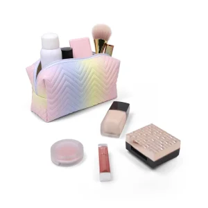 High Quality Beauty Pu Leather Cosmetic Bags Makeup Bags