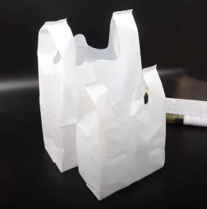 High Quality Biodegradable Shopping Bags with Custom Logo Printing PLA Material Hot Stamping Reusable