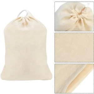High Quality Custom Fabric Drawstring Handbag Dust Bag Factory Designed Reusable Hanging Laundry Bag for Shoe Care