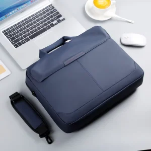 High Quality Custom Logo 15.6 Inch Waterproof Laptop Bag Durable Oxford Material for Men Office Advertising Purpose