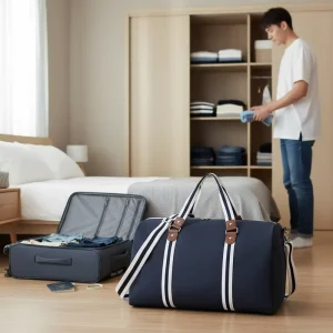 High Quality Extra Large Foldable Men Gear Bag Overnight Storage Travel Bag Gym Duffle Bag for Sport
