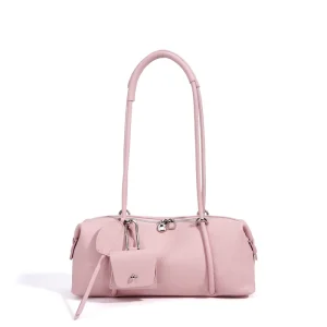High Quality Genuine Leather Lady Fashion Vintage Zip Closure Shoulder Handbag for Daily Use
