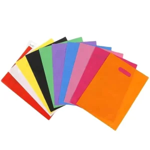High Quality Gravure Printed for Side Gusset PE Plastic Shopping Tote Bags for Clothing Packing
