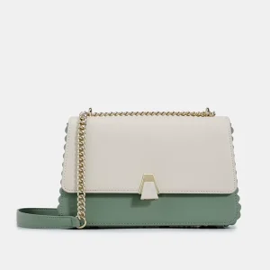 High Quality Ladies Color Blocked Lock Women’s Underarm Bag Black Small Crossbody Shoulder Bags for Women