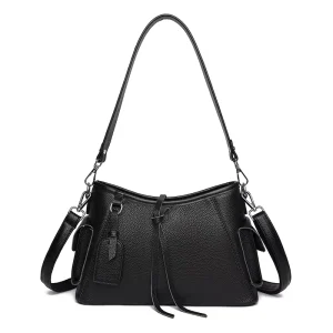 High Quality Leather Handbags and Purses for Women Leather Crossbody Shoulder Bags with Tassel Genuine Leather Messenger Bag