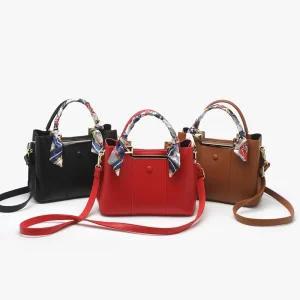 High Quality OEM&ODM New Light Luxury Solid Color Women’s Handbag Large Capacity Crossbody Zipper Waterproof Middle Aged