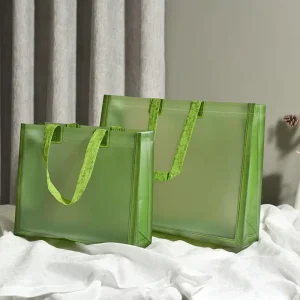 High Quality PE & BOPP Plastic Shopping Bags OEM ODM Coloured Gift Bag for Clothing Underwear Shoes Packaging Heat Sealed