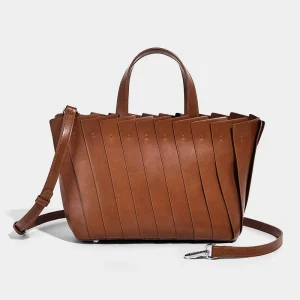 High Quality PU Leather Pleated Handbag Small Tote Bag Women Fashion Shoulder Crossbody Bag Designer Handbags for Women