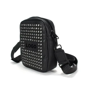 High Quality PU Leather Women’s Shoulder Bag Zipper Closure Single Strap Custom Fashionable Style Portable Handbag Polyester