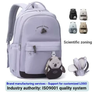 High Quality Student Backpack Large Capacity Waterproof Laptop Backpacks Custom Logo School Bag for Teenagers Boys Girls