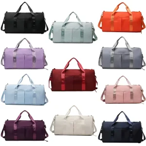 High Quality Unisex Sports Gym Duffle Bag Lightweight Waterproof Polyester Customizable Outdoor Fitness Travel Bag