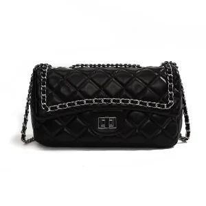 High Quality Women Small Pu Leather Chain Shoulder Bag Fashion Ladies Handbags Messenger Bags Casual Female Crossbody Bags