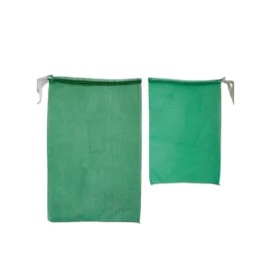 High Strength PP Monofilament Mesh Bag with Drawstring for Citrus Fruit Seafood Packaging Durable Transparent Plastic Net Sacks