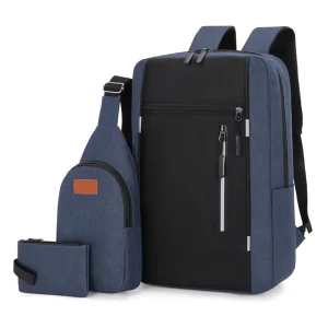 High-capacity Laptop Backpack 3 in 1 School Backpack School Bags Large Capacity Book Rucksack Travel Student Back Pack