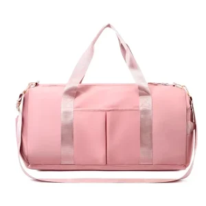 High quality 40L Large capacity Waterproof Travel Duffel Bag pink Rectangular Men and Women Gym Luggage Bag for Sports