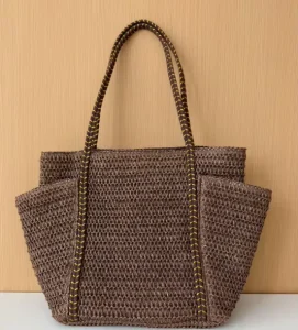 High quality Woven Fashion Handbag Casual and Versatile Tote Bag Large capacity Women’s Bag