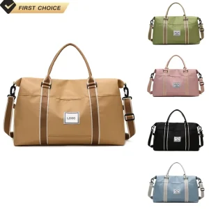 Highdensity Waterproof Material Airplane Friendly Travel Bag Multiple Interior Exterior Pockets Weekender Gym Bags For Travel