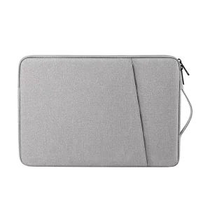 Hot Sell Polyester Hand Feeling Luxury Synthetic Leather Laptop Bag for 11 13 14 15. 6 Inch Laptop