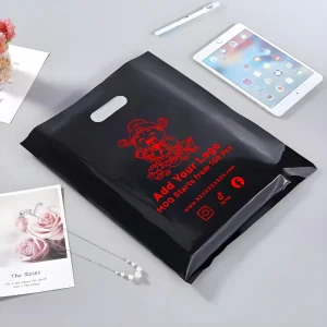 Hot Selling Custom Logo Size Waterproof Bags for Shopping Folding Thank You Shopping Bag Plastic Shopping Bag