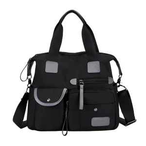 Hot Selling Large Capacity Multi Functional Cross Body Fashion Handbag Mummy Bag Diaper Bag Zipper Closure for Travel for Ladies