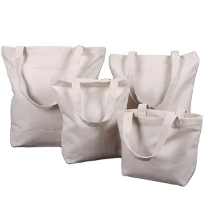 Huahao Eco friendly Bolsas De Tela Quality Canvas Bag Canvas Shopper Bag Cotton Tote Bags with Custom Printed logo