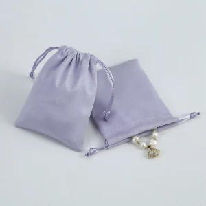 Factory Stock New Flannel Lipstick Jewelry Cosmetic Bag Exquisite Drawstring Pouch Rectangular Model 065