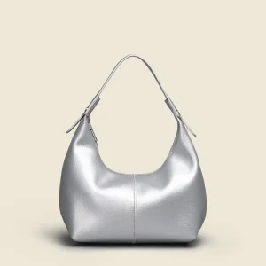Ins Trend Women Dumpling Bag Soft PU Material Armpit Design Lightweight Zipper Bag Versatile Daily Use Handbag OEM ODM