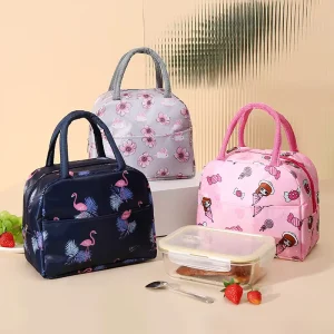Insulated Lunch Bags Cooler Tote Bag With Front Pocket Lunch Box Lunch Bag for Women Men Adults Girls Work Hiking Picnic
