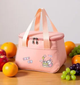 Insulated Lunch Box for Kids Soft Polyester Meal Tote Cooler Bag