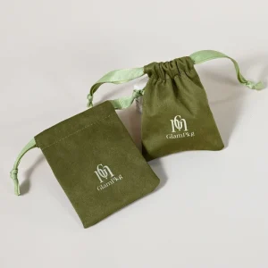 Jewelry Pouch Multi Color Minimalist Soft Velvet Bag ODM OEM High End Boutique Gift Packaging Pouch