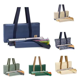 July Edition Mahjong Storage Bag Travel Toiletry Handbag Large Capacity Organizer Multi Functional Portable Case