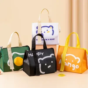 Kids Lunch Bag Insulated Lunch Box Lunch Organizer Cooler Bento Bags for School Children Student