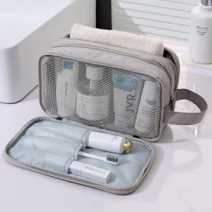 Korean Style Large capacity Waterproof Toiletry Bag Travel Cosmetic Storage Organize Cosmetic Bags With Handle