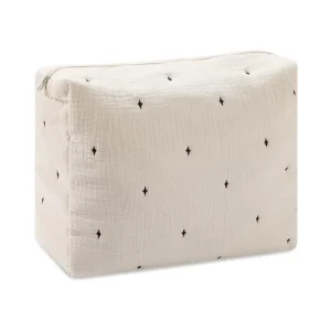 LOHAS Travel Cosmetic Bag with Zipper Closure Polyester Material for Women & Girls