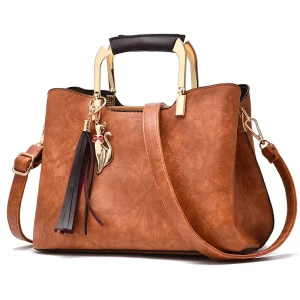 Ladies Handbag Shoulder Crossbody Handbag New European American Fashion Zip Leather Chain Handbags Supplier