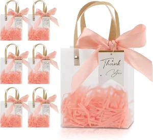 Ladies High Grade PVC Material Transparent PP Frosted Plastic Shopping Tote Bag
