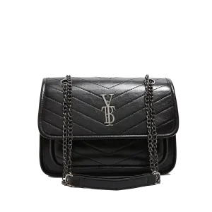 Ladies’ High end Fashion Messenger Bag Large Capacity Exquisite Chain Design Made of PU Material