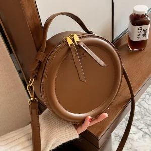 Ladies Round Messenger Handbags Luxury Purses Lady Hand Bags for Women