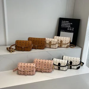 Ladies Vintage Purses Handbag Luxury Design High-End Crossbody PU Leather Vintage Printed Shoulder Bag