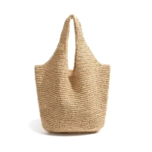 Lady Bags Beach Accessories Women’s Tote Bags Eco Woven Crochet Portable Stylish Summer Travel Bag
