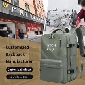 Laptop Backpack Waterproof Fabric Bag with USB Port Shoe Storage for Daily Use and Travel Unisex Bag