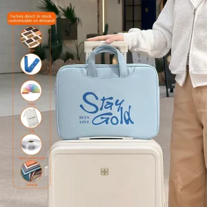 Laptop Bag Comes with a Hand held Laptop Protection Cover for Compartmentalized Storage