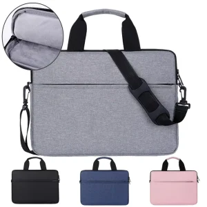 Laptop Bags Durable Polyester Laptop Sleeve Case Portable Waterproof Shoulder Bags 13/14/15/15.6 Inch