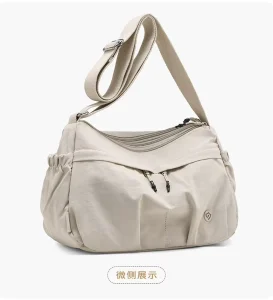 Large Capacity Crossbody Bags for Women Casual Simple Commute Ladies Zipper Shoulder Bag Solid Color Female Tote Handbags