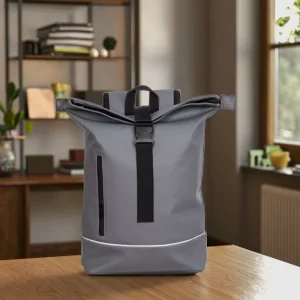 Large Capacity Durable Waterproof Laptop Backpack for Students and Business Travel Zipper Closure Factory Direct