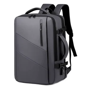 Large Capacity Expandable 17 Inch Laptop Backpack Waterproof Business Travel Bag with USB Charging for Men OEM Computer Backpack