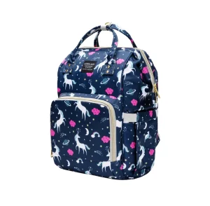 Large Capacity Fashion Baby Diaper Backpack Waterproof Polyester Maternity Stroller Organizer Nursing Nappy Bag