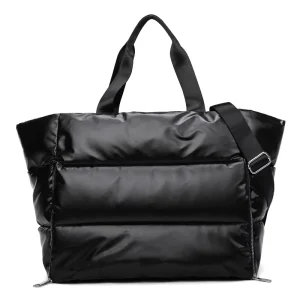 Large Capacity Fitness Sports Tote Handbags Yoga Mat Carry Bag Puffer Yoga Bag Travel Duffel Gym Bag