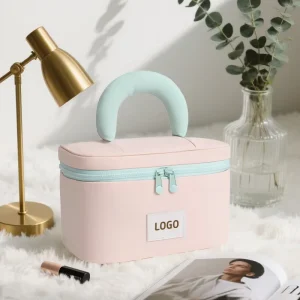 Large Capacity Floral Coquette Aesthetic Makeup Bag for Women Girls Travel Organizer Eco Friendly Durable with Zipper Closure