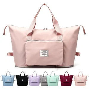 Large Capacity Folding Travel Bags Waterproof Luggage Tote Handbag Travel Duffle Bags Women Gym Yoga Storage Bags